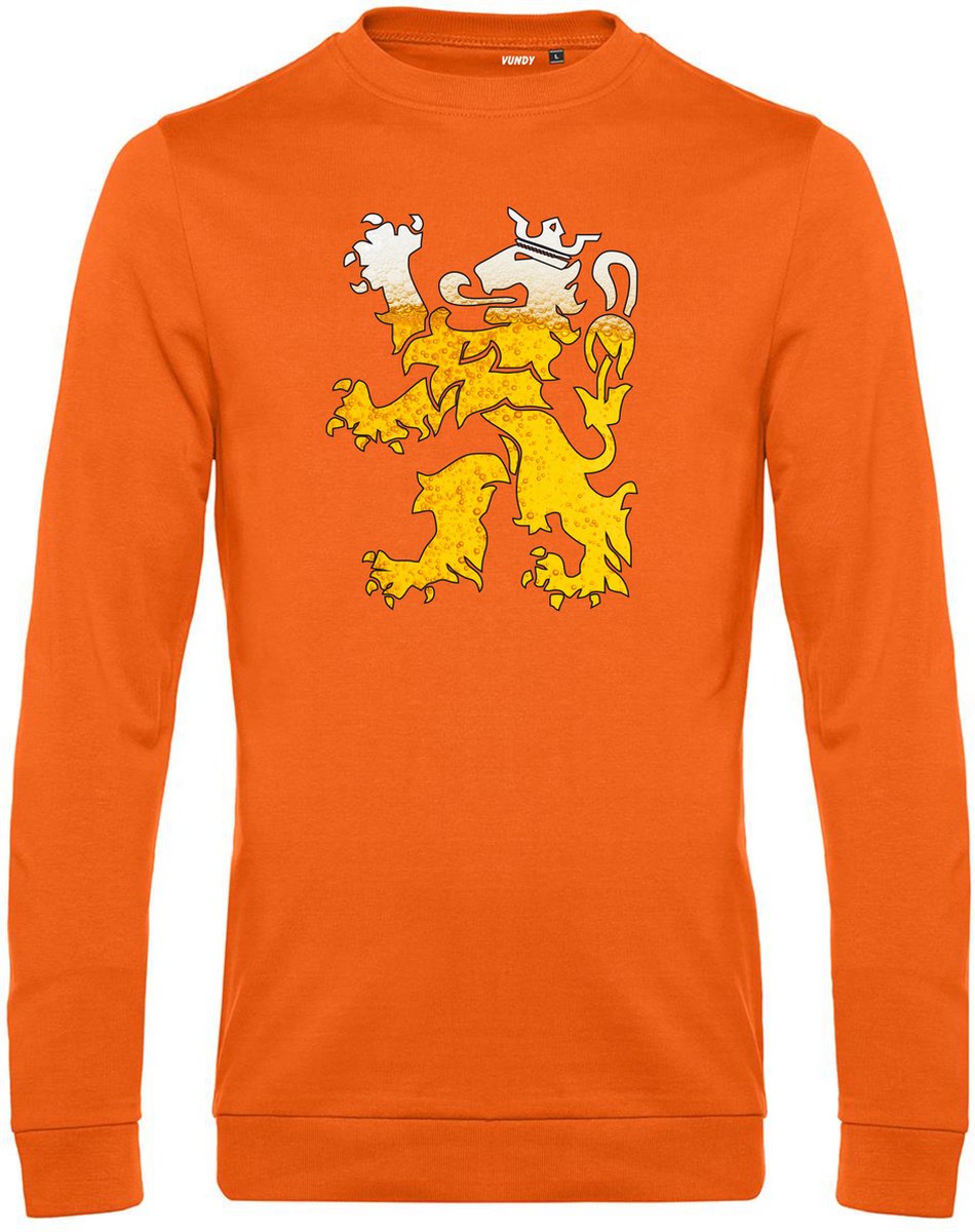 Sweater Holland Leeuw Bier | Oranje Shirt | Koningsdag Kleding | Oranje | maat M